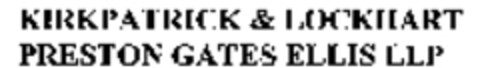 KIRKPATRICK & LOCKHART PRESTON GATES ELLIS LLP Logo (WIPO, 04/26/2007)