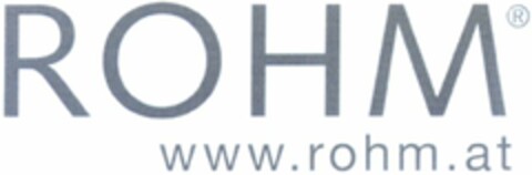 ROHM www.rohm.at Logo (WIPO, 23.09.2009)
