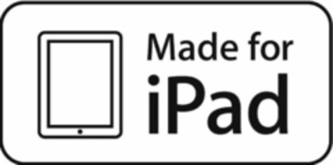 Made for iPad Logo (WIPO, 05/04/2010)