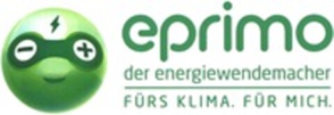 eprimo der energiewendemacher FÜRS KLIMA. FÜR MICH. Logo (WIPO, 17.12.2021)
