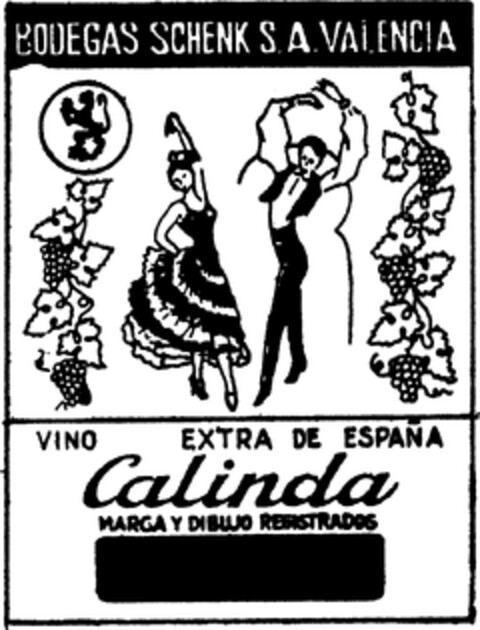 Calinda Logo (WIPO, 22.10.1962)
