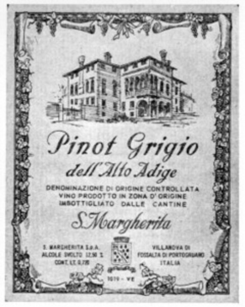Pinot Grigio dell'Alto Adige S. Margherita Logo (WIPO, 22.05.1976)