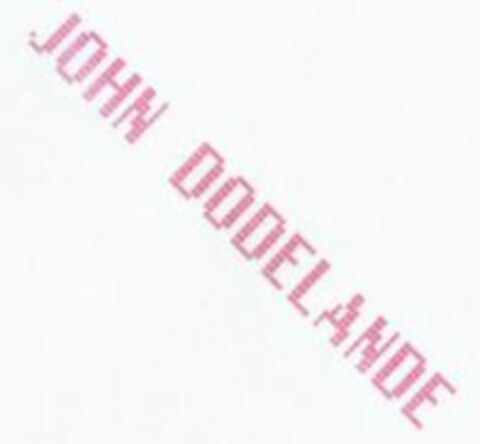 JOHN DODELANDE Logo (WIPO, 22.11.2007)