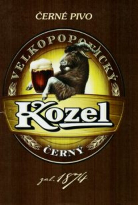 Kozel CERNÉ PIVO VELKOPOPOVICKY CERNY zal 1874 Logo (WIPO, 13.02.2014)