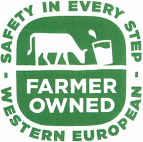 FARMER OWNED SAFETY IN EVERY STEP WESTERN EUROPEAN Logo (WIPO, 18.07.2015)