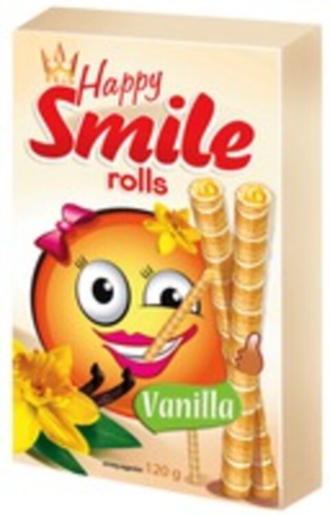 FLIS Happy Smile rolls Vanilla Logo (WIPO, 07/26/2016)