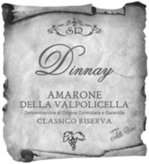 Dinnay AMARONE DELLA VALPOLICELLA CLASSICO RISERVA Logo (WIPO, 10/31/2019)