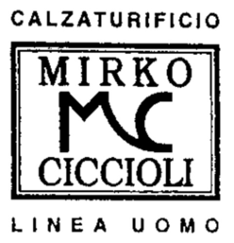 CALZATURIFICIO MIRKO CICCIOLI LINEA UOMO Logo (WIPO, 08/03/2004)