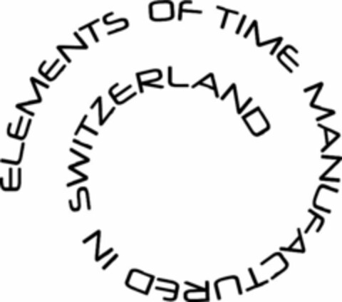 ELEMENTS OF TIME MANUFACTURED IN SWITZERLAND Logo (WIPO, 15.03.2011)