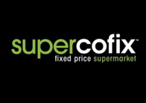 supercofix fixed price supermarket Logo (WIPO, 12/15/2014)