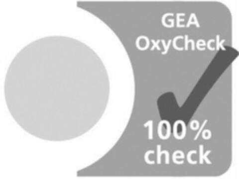 GEA OxyCheck 100% check Logo (WIPO, 06.10.2017)
