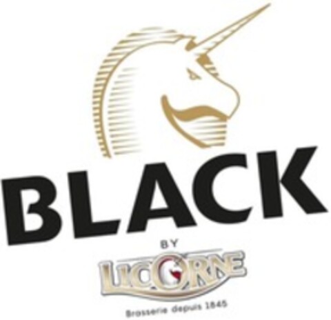 BLACK BY LICORNE Brasserie depuis 1845 Logo (WIPO, 09/25/2019)