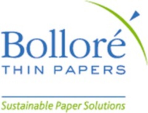 Bolloré THIN PAPERS Sustainable Paper Solutions Logo (WIPO, 01/07/2010)