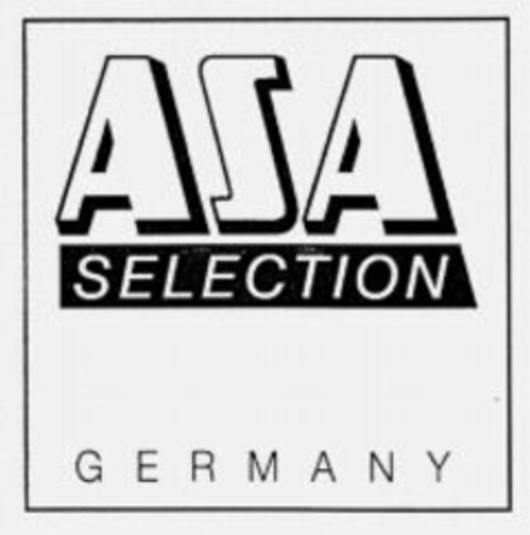 ASA SELECTION GERMANY Logo (WIPO, 25.08.2010)