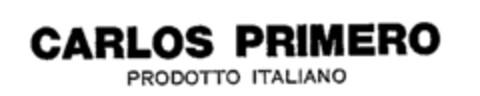 CARLOS PRIMERO PRODOTTO ITALIANO Logo (WIPO, 18.12.1967)
