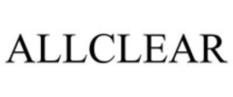 ALLCLEAR Logo (WIPO, 04/20/2015)