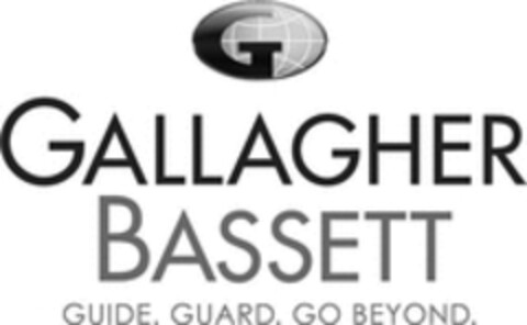 G GALLAGHER BASSETT GUIDE. GUARD. GO BEYOND. Logo (WIPO, 09/19/2019)