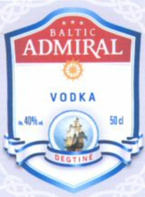 BALTIC ADMIRAL VODKA DEGTINE Logo (WIPO, 30.12.2010)
