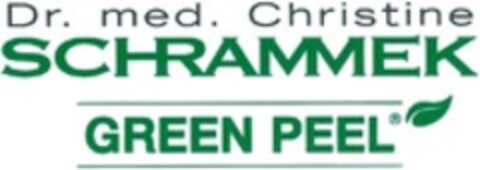 Dr. med. Christine SCHRAMMEK GREEN PEEL Logo (WIPO, 09/24/2013)