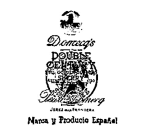 Domecq's DOUBLE CENTURY Logo (WIPO, 02/03/1971)