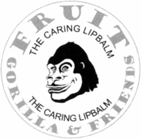 FRUIT GORILLA & FRIENDS THE CARING LIPBALM Logo (WIPO, 01.07.2011)