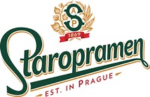 Staropramen EST. IN PRAGUE 1869 SAP Logo (WIPO, 17.12.2015)
