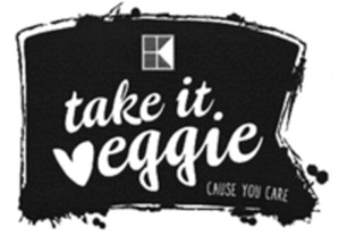 take it veggie CAUSE YOU CARE Logo (WIPO, 28.09.2016)