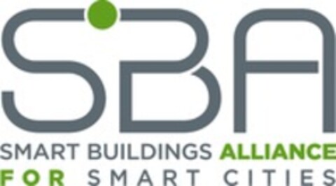 SBA SMART BUILDINGS ALLIANCE FOR SMART CITIES Logo (WIPO, 02.12.2019)