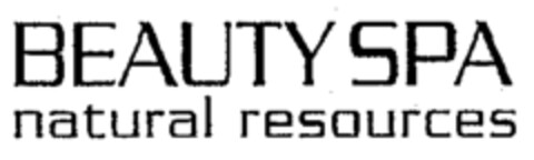 BEAUTY SPA natural resources Logo (WIPO, 02.11.2004)