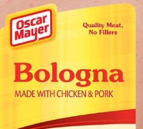 Oscar Mayer Quality Meat, No Fillers Bologna MADE WITH CHICKEN & PORK Logo (WIPO, 03/11/2015)