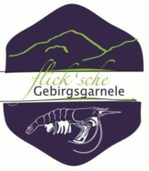 flick sche Gebirgsgarnele Logo (WIPO, 24.10.2018)