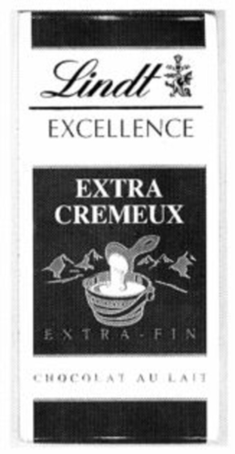 Lindt EXCELLENCE EXTRA CREMEUX EXTRA-FIN CHOCOLAT AU LAIT Logo (WIPO, 27.10.1997)