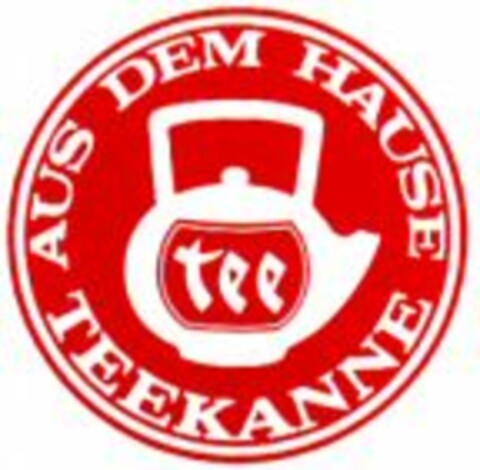 tee AUS DEM HAUSE TEEKANNE Logo (WIPO, 25.08.1998)