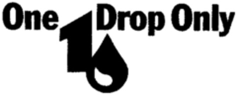 One Drop Only 1 Logo (WIPO, 30.06.2000)