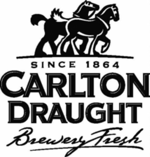 SINCE 1864 CARLTON DRAUGHT Brewery Fresh Logo (WIPO, 03/29/2011)