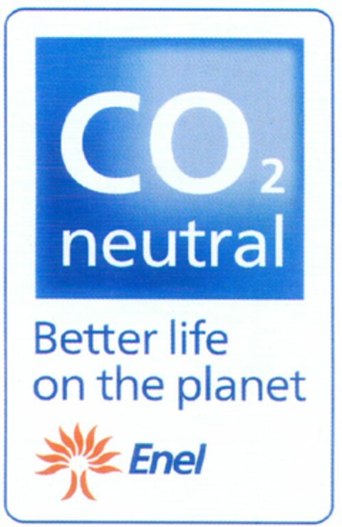 CO2 neutral Better life on the planet Enel Logo (WIPO, 14.04.2011)