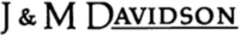 J & M DAVIDSON Logo (WIPO, 07/30/2015)