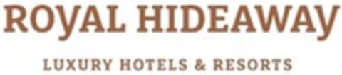 ROYAL HIDEAWAY LUXURY HOTELS & RESORTS Logo (WIPO, 22.12.2016)