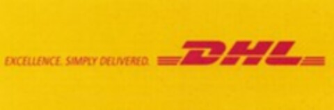 EXCELLENCE. SIMPLY DELIVERED. DHL Logo (WIPO, 02/19/2010)