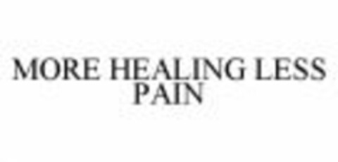 MORE HEALING LESS PAIN Logo (WIPO, 05.08.2011)