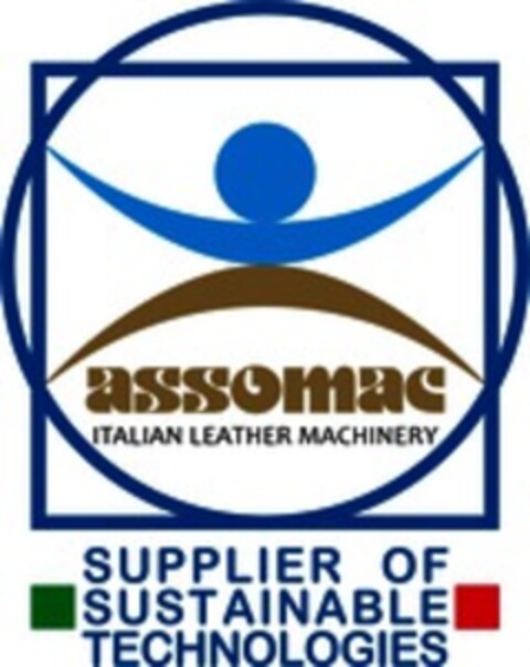 assomac ITALIAN LEATHER MACHINERY SUPPLIER OF SUSTAINABLE TECHNOLOGIES Logo (WIPO, 20.02.2018)