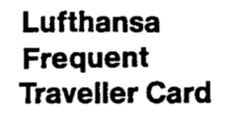 Lufthansa Frequent Traveller Card Logo (WIPO, 07/16/1993)