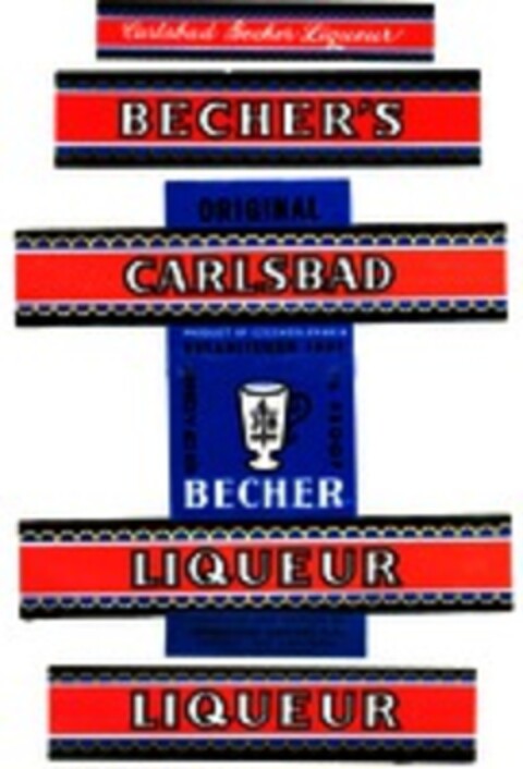 BECHER'S CARLSBAD LIQUEUR Logo (WIPO, 02.08.1947)