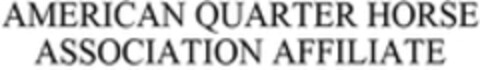 AMERICAN QUARTER HORSE ASSOCIATION AFFILIATE Logo (WIPO, 11/14/2019)