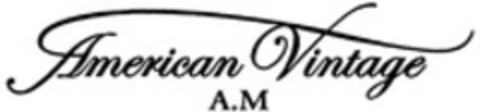 American Vintage A.M Logo (WIPO, 17.02.2014)