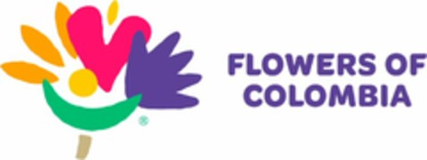 FLOWERS OF COLOMBIA Logo (WIPO, 18.12.2017)