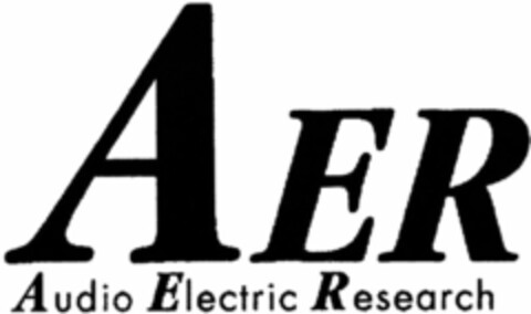 AER Audio Electric Research Logo (WIPO, 02.01.2019)