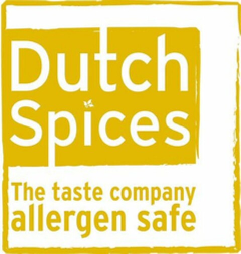 Dutch Spices The taste company allergen safe Logo (WIPO, 04/29/2019)
