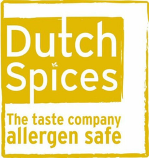 Dutch Spices The taste company allergen safe Logo (WIPO, 29.04.2019)