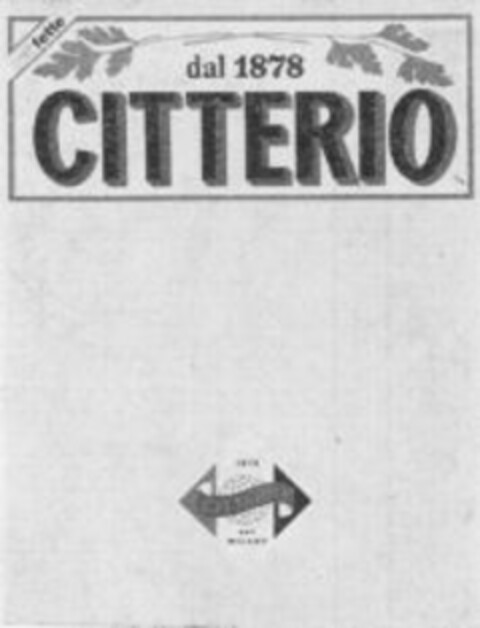 dal 1878 CITTERIO Logo (WIPO, 30.03.1977)